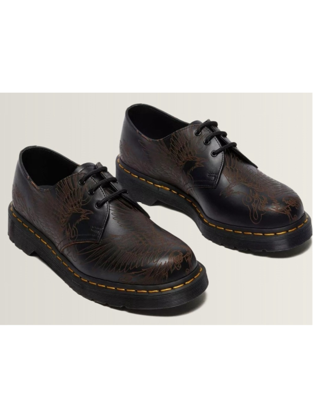 Dr Martens 1461 "Phoenix" 3-Hole Smooth Leather Oxford Shoes Men's Size 14